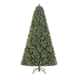 6.5 ft. Pre-Lit LED Festive Pine Artificial Christmas Tree