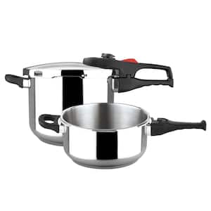 Practika Plus 6.3 Qt. Stainless Steel Stovetop Pressure Cookers