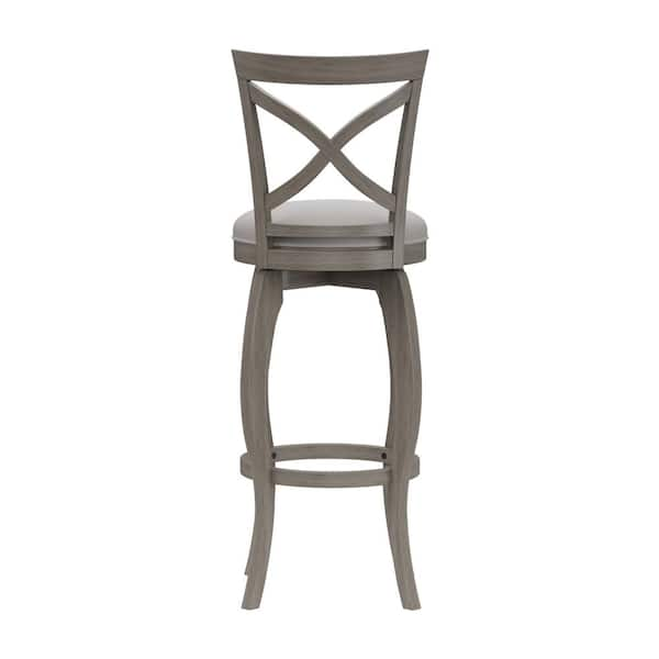 Hillsdale Furniture Ellendale 31.25 in. Aged Gray Bar Stool 5304