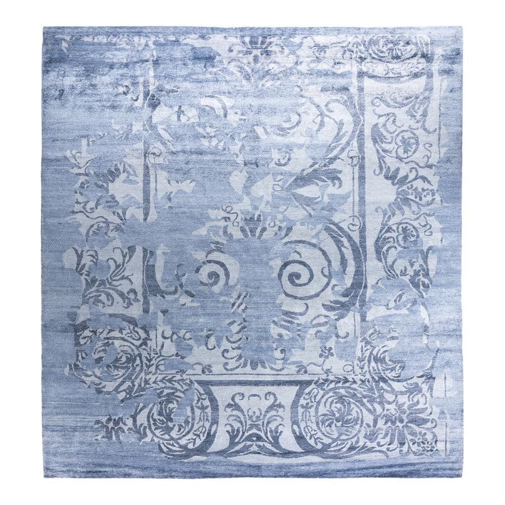 Modern-Contemporary Gray 9 X 12 Hand-Knotted Silk Indoor Area Rug price history on PriceWatchPro