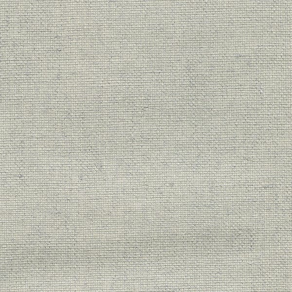 Kenneth James Leyte Silver Grasscloth Silver Wallpaper Sample