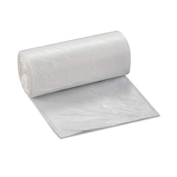 Plasticplace 25.25 in. x 32.75 in.13-17 Gallon l White Drawstring Garbage  Liners Simplehuman Code Q-Compatible (200-Count) TRA260WH - The Home Depot