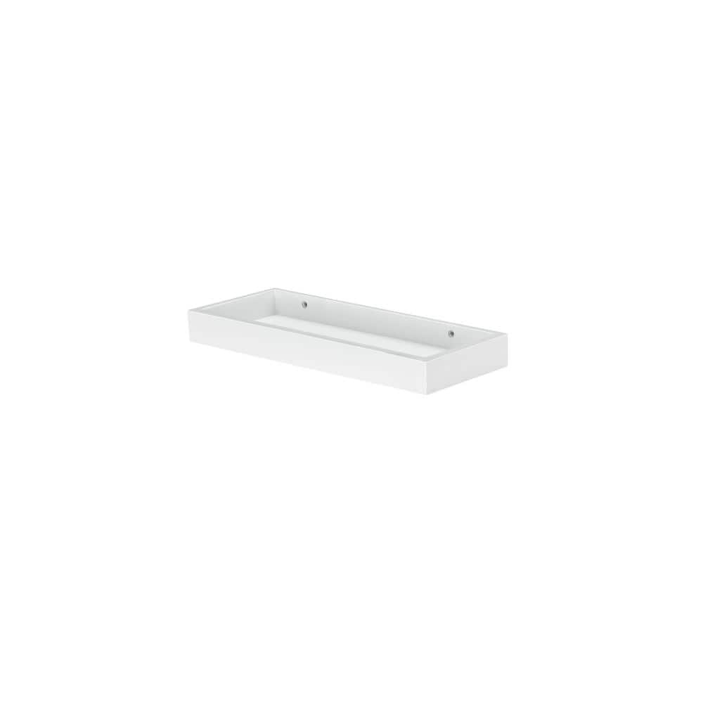 15.7" x 5.9" Loggia Shelf White - Dolle Shelving