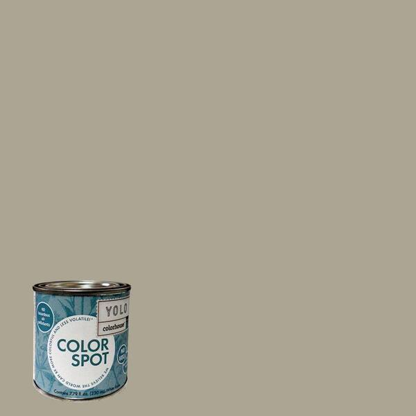 YOLO Colorhouse 8 oz. Stone .05 ColorSpot Eggshell Interior Paint Sample-DISCONTINUED