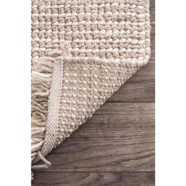 nuLOOM Hand Woven Eileen 8-ft x 10-ft Silver Area Rug MHDH01D-76096