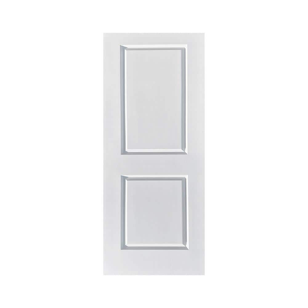 Calhome 36 In X 80 In White Primed Composite Mdf 1 Panel Interior Door Slab For Pocket Door Pk 0225