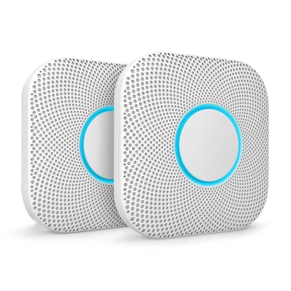 Google Nest Protect - Smoke Alarm and Carbon Monoxide Detector - Wired - 2 Pack