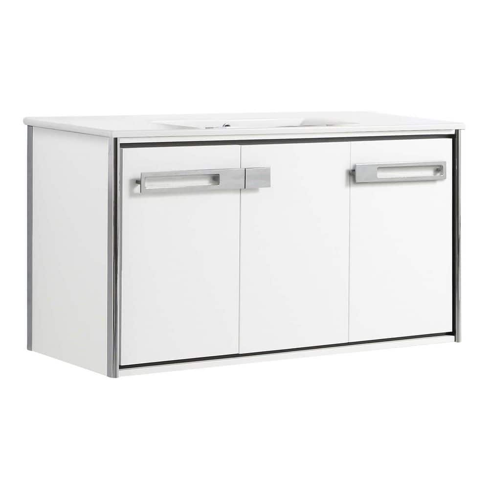 FINE FIXTURES Oakville 42 in. W x 18 in. D x 23.25 in. H Wall Mounted