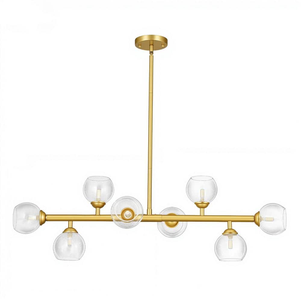 Modern 8-Light Black Candlestick Chandelier Transitional Elegant Pendant Light Fixture for Kitchen Island, Ding Room price history on PriceWatchPro
