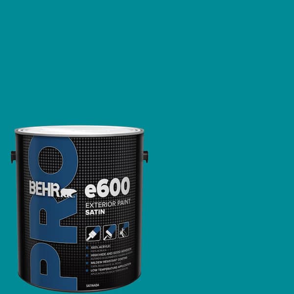 BEHR PRO 1 gal. #510B-7 Empress Teal Satin Exterior Paint
