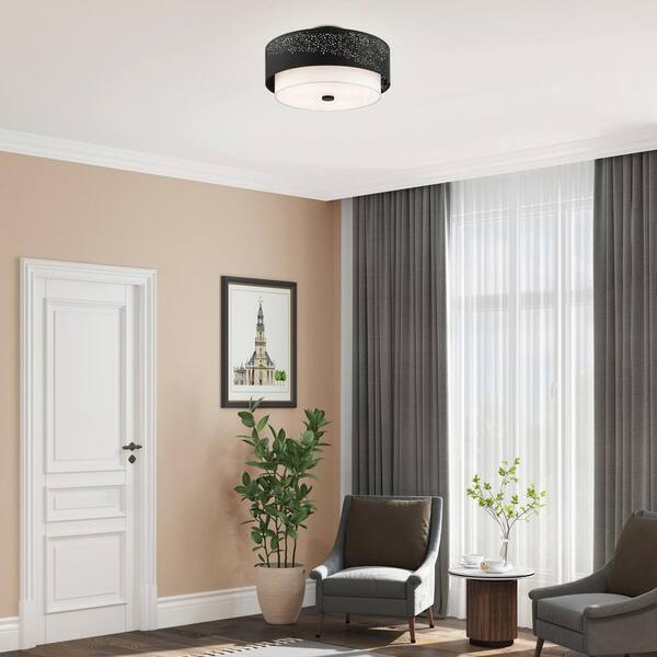 Livex lighting deals semi flush mount