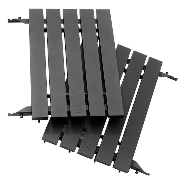 Kamado Joe Big Joe Aluminum Side Shelves in Black