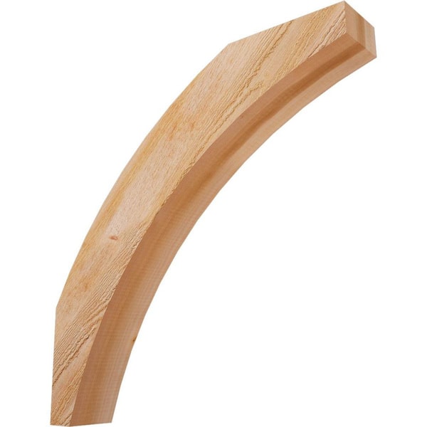 4"W x 24"D x 24"H Thorton Rough Sawn Knee Brace, Western Red Cedar
