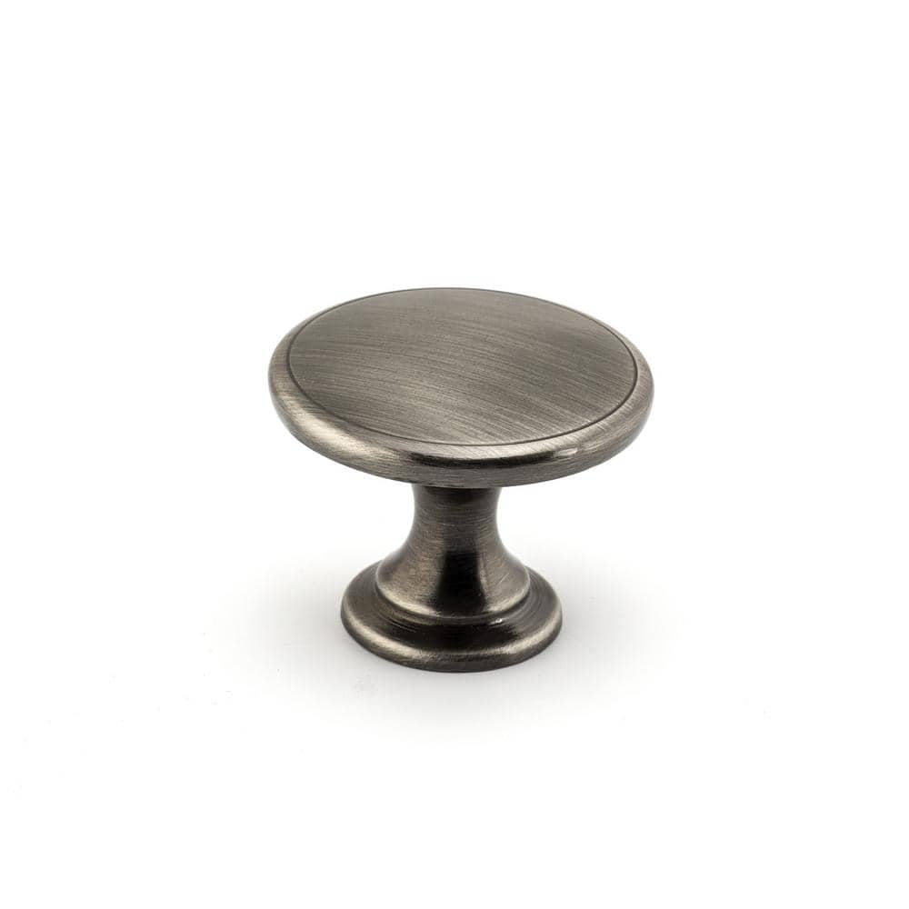 Marseille Collection 1-3/4 in. (45 mm) Traditional Brushed Pewter Round Cabinet Knob price history on PriceWatchPro