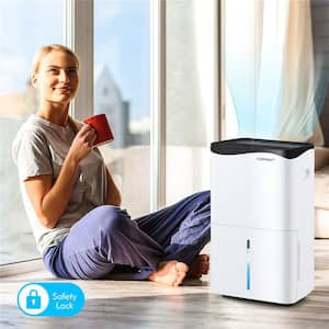 100-Pint Dehumidifier for Home & Basements w/Smart App& Alexa Control