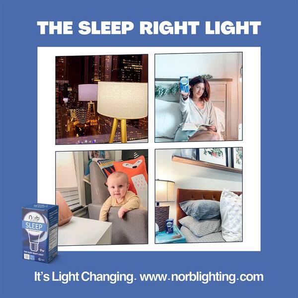 ELECWISH NorbSLEEP 6W A19 Warm White (Less Than 2700K) Equivalent