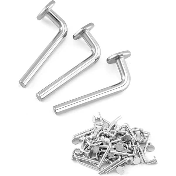 100 Pieces Pallet Rack Drop Pin- M7 x 55mm Accessory Shelving System J Bolt Safety Universal Stainless Steel Track/Trail