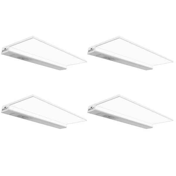 14.5 in (Fits 18 in. Cabinet) Direct Wire Integrated LED White Linkable Onesync Under Cabinet Light Color Change(4-Pack)