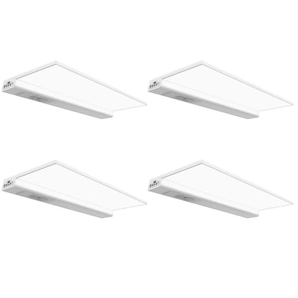 Feit Electric 14.5 in (Fits 18 in. Cabinet) Direct Wire Integrated LED White Linkable Onesync Under Cabinet Light Color Change(4-Pack)