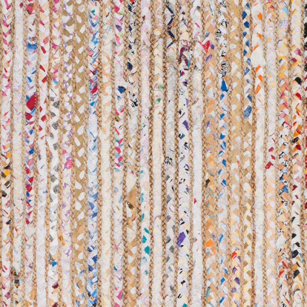 Cape Cod Beige and Multicolor Handwoven Cotton Area Rug