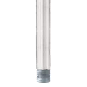 12 in. Brushed Aluminum Ceiling Fan Extension Downrod for Modern Forms or WAC Lighting Fans