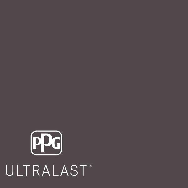 PPG UltraLast 1 gal. #PPG1004-7 Black Elegance Semi-Gloss Interior Paint and Primer