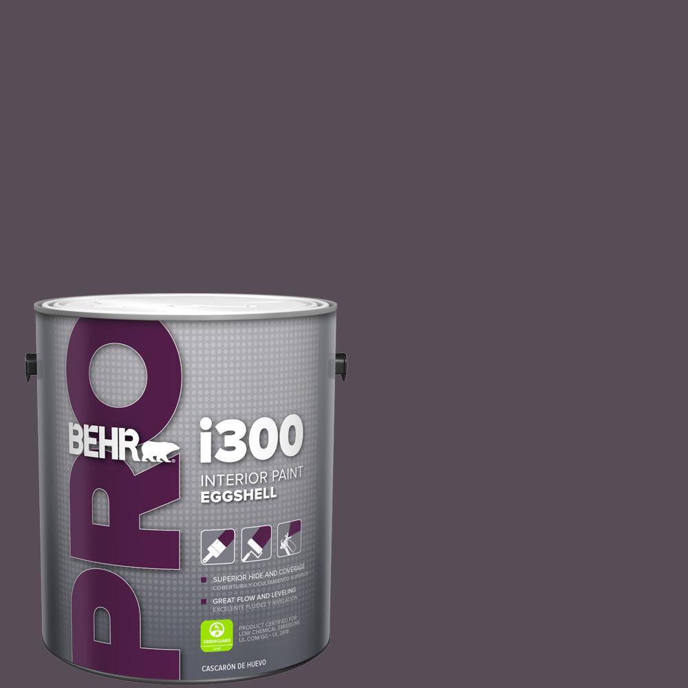 BEHR PRO 1 gal. #670F-7 Blackberry Wine Eggshell Interior Paint