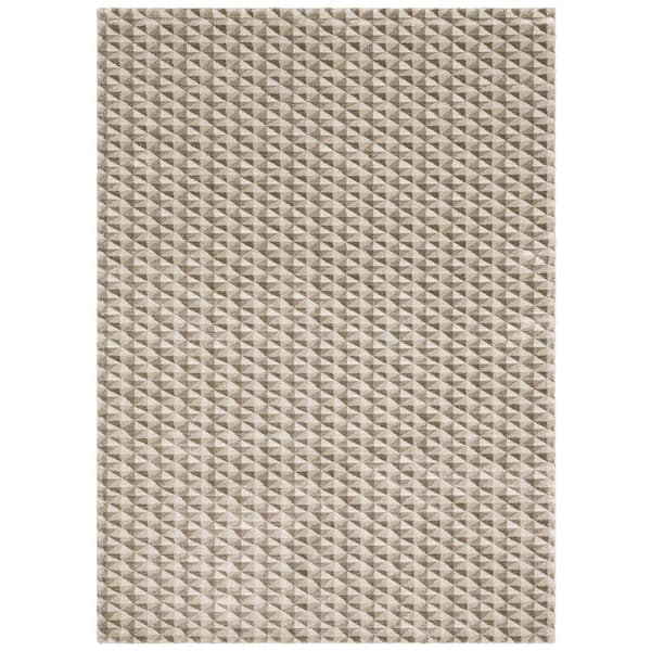 Willa 5 ft. x 8 ft. Brown/Beige Geometric Area Rug