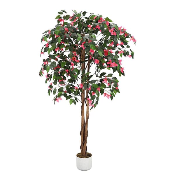 Gravee 62 in artificial Bougainvillier - potted plant with realistic flowers - maintenance-free decoration