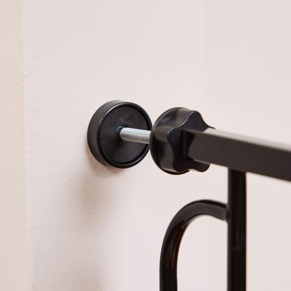 Black Extra Wide Adjustable Baby Safety Gate