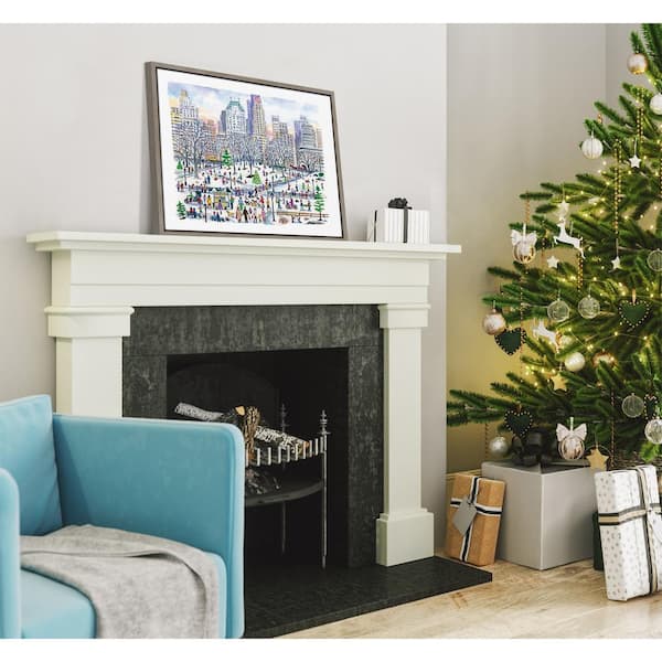 K & K Interiors Light-Up 'Merry Christmas' Tree Wall Print at Von Maur