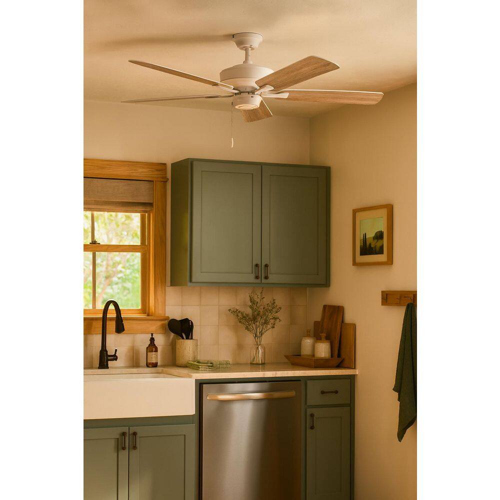 "Metro 52"" 3-Speed Indoor Dual Mount Ceiling Fan, Chalk White" price history on PriceWatchPro