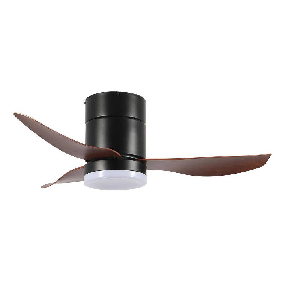 36 in. Brown Indoor Ceiling Fan with Light Remote Control, Quiet DC Motor 3