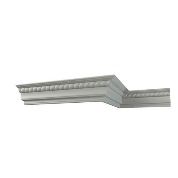 Freya 2.75 in. D x 3.375 in. W x 12 in. L Polyurethane Crown Moulding Sample