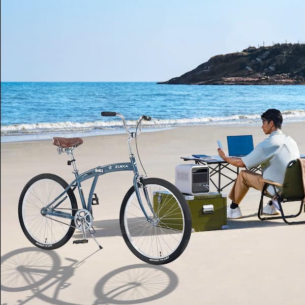 Foldable outlet beach cruiser