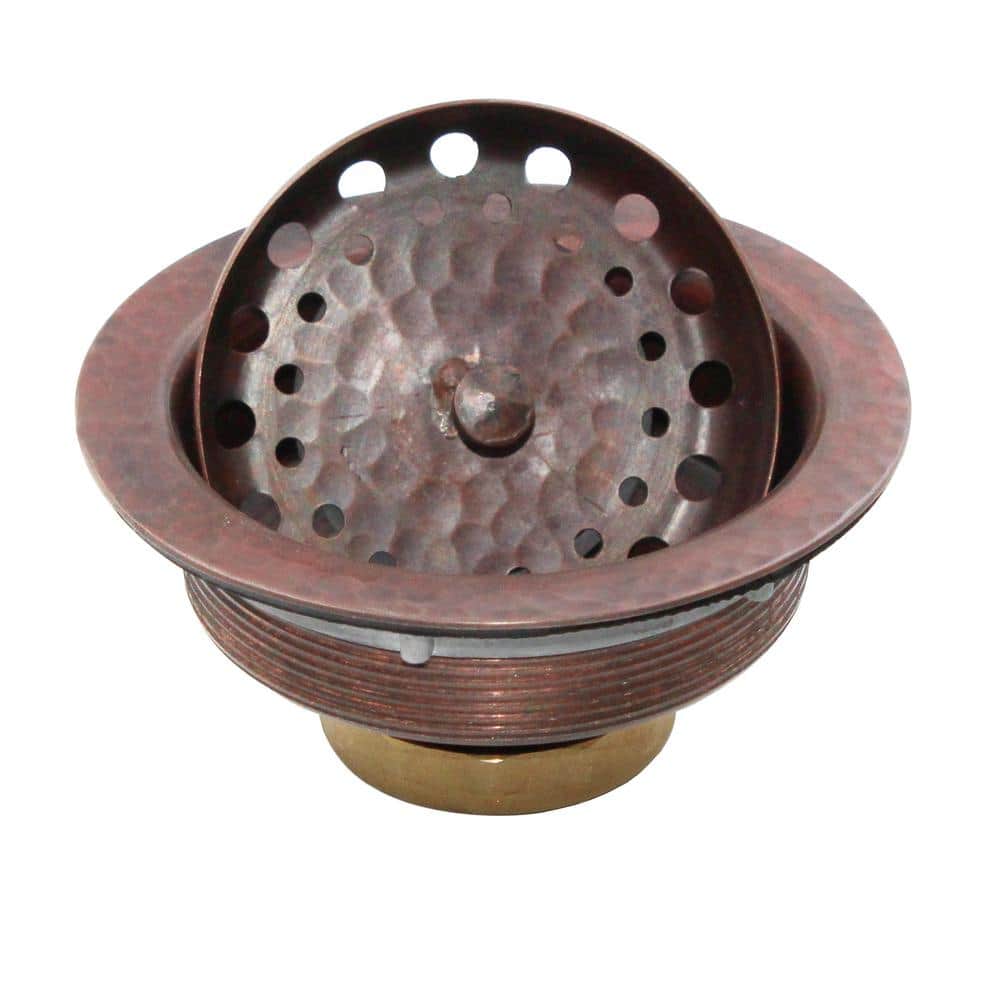 Novatto TCB-001AN MANAGUA Round Hand Hammered Copper Bar And Prep Sink