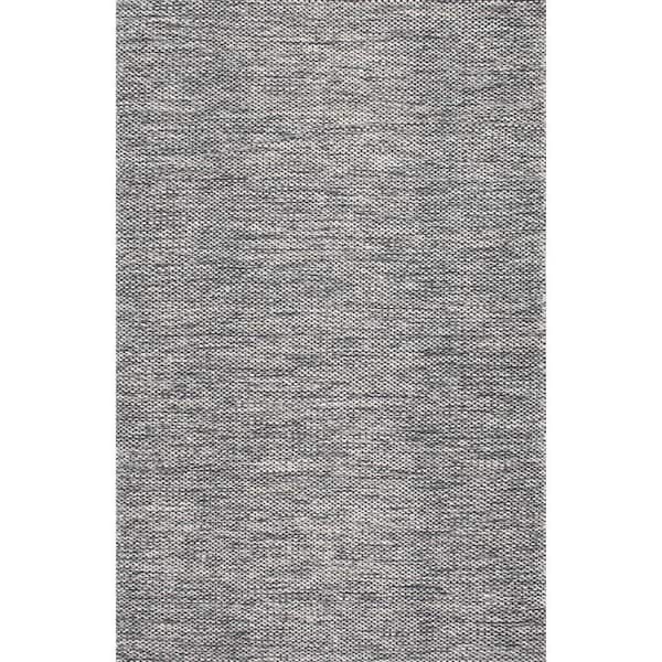 Wisniewski Solid Gray 9 ft. x 12 ft. Area Rug