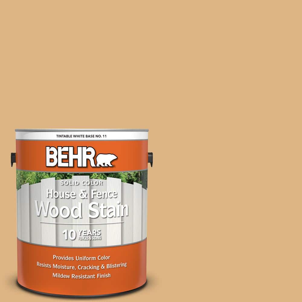 1 gal. #HDC-CL-18 Cellini Gold Solid Color House and Fence Exterior Wood St