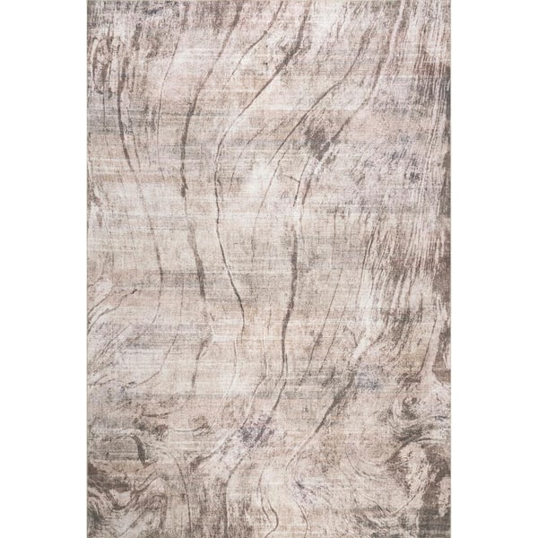 Charmaine Fading Marble 8 ft. 4 in. x 12 ft. Beige Area Rug