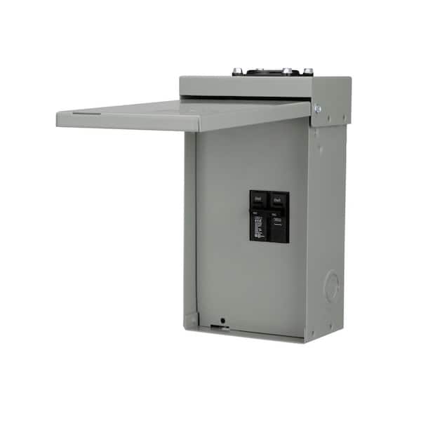 100 Amp 2/4 Main Breaker Outdoor Load Center