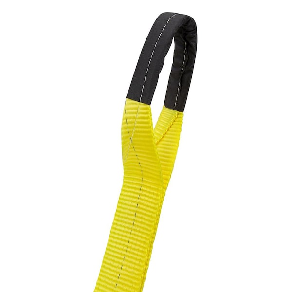 Smart Straps 322824 Heavy Duty Recovery Tow Strap with Loop Ends - 30 ft. x 3 in., 7500 lbs Working Load - 22 500 lbs Breaking Strength - Yellow