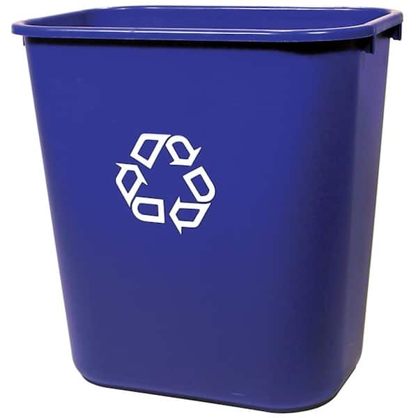 Rubbermaid Commercial Products 7 Gal. Deskside Recycling Trash Container/Bin