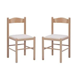 Stuhr Natural Side Chair Polyester Fabric (2-Pack)