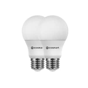 60-Watt Equivalent Smart A19 LED Light Bulb Tunable White with Voice Control (2-Pack) Powered by Hubspace