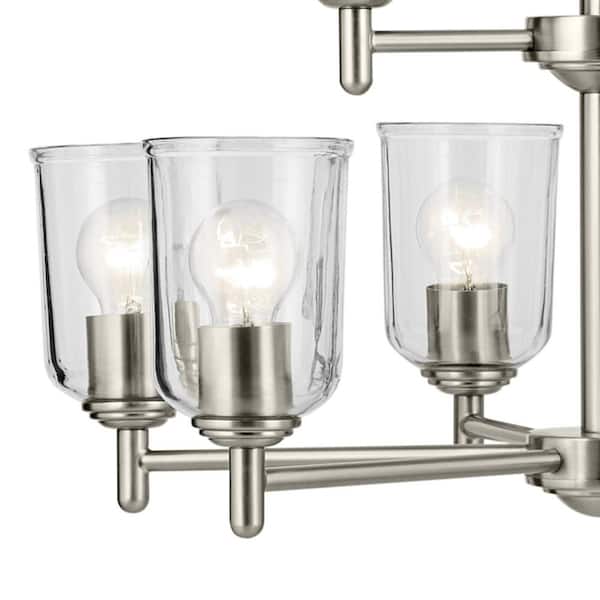 Kichler Shailene 9-Light Brushed Nickel Traditional Chandelier