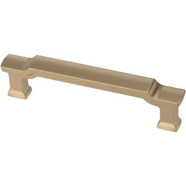 Liberty Scalloped Footing 3-3/4 in. (96 mm) Classic Champagne Bronze Cabinet Drawer Pull