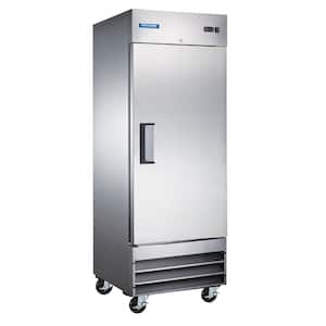 29 in. 19 cu. ft. Auto-Cycle Defrost Single Door Reach-In Upright Commercial Freezer in Stainless Steel