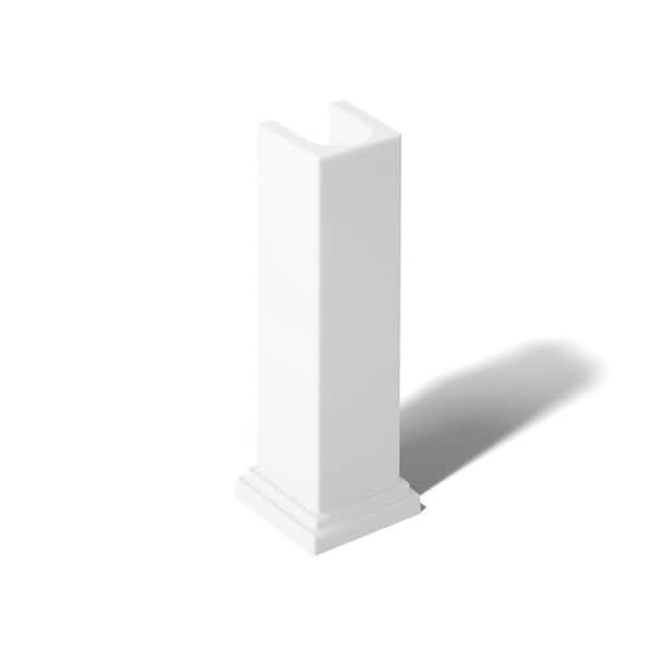 Tresham Fireclay Pedestal in White