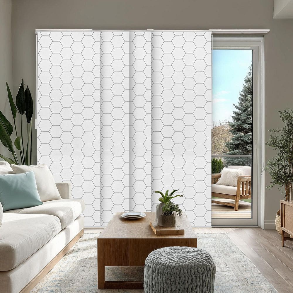 Chicology Hexagon Cordless Light Filtering Adjustable Sliding
