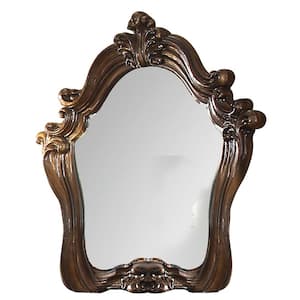 Versailles 4 in. x 47 in. Classic Novelty Framed Cherry Oak Decorative Mirror